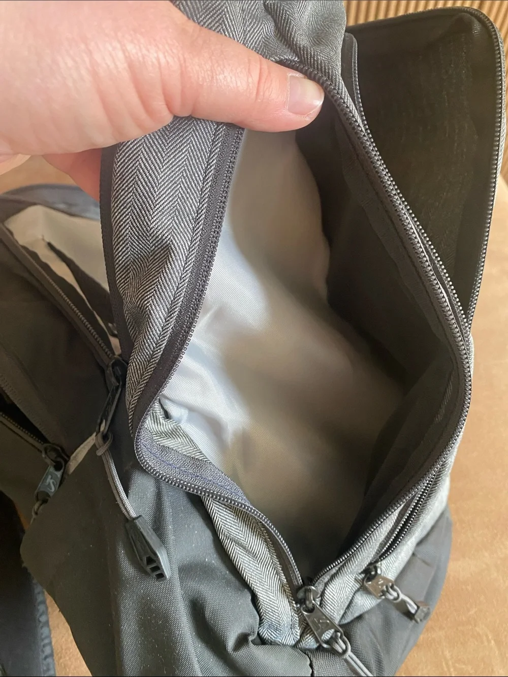 Jansport Gray and Black Everyday Backpack